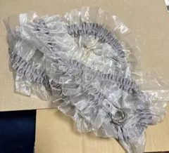 LAKOLE チュールラッフルスマホショルダー グレー