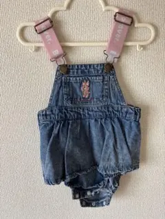 【futafuta】デニムスカートロンパース　サイズ70