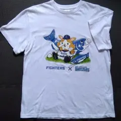 北海道　日本ハム　ファイターズ しゃけまる　スターマン コラボTシャツのサムネイル