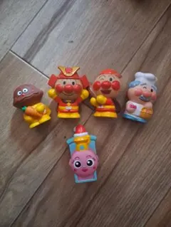 アンパンマン　指人形　ソフビ