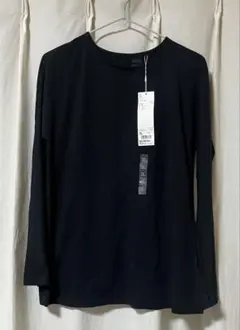 UNIQLO U ヒートテックコットンクルーネックT 新品と中古 2枚セット 黒