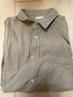 ＧＵ 長袖 シャツ ベージュxl