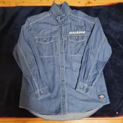 Dickies デニム 長袖シャツ M