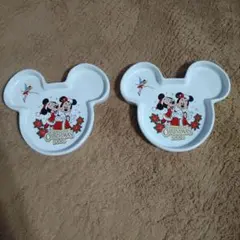 ミッキー型お子様プレート 2枚セット