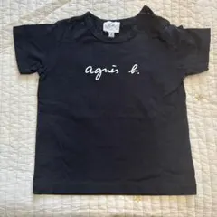 agnis b. 黒 Tシャツ 2 ans
