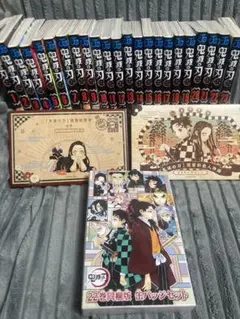 鬼滅の刃 1〜23巻セット 外伝➕21巻特装版シール➕22巻缶バッジなど 鬼滅の刃 1〜23巻セット 外伝➕21巻特装版シール➕22巻缶バッジなど