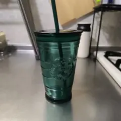 スターバックス グリーン グラスコップ