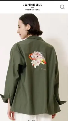 今季発売のミリタリーエンブロイダリーシャツ(GENIUS)