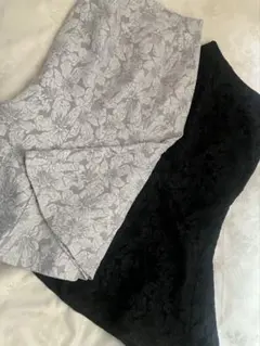 2枚セット＊SAISON DE PAPILLON＊フクレジャガードスカート