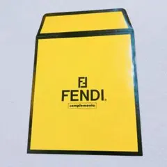 FENDIショップ袋ラッピング袋イエローショッパー