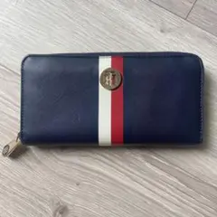 TOMMY HILFIGER ラウンドファスナー長財布 ネイビーのサムネイル