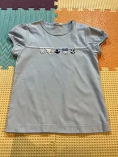 familiar 水色 Tシャツ 120サイズ