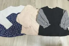 春服 アプレレクール こども 女の子 長袖シャツ 95 100