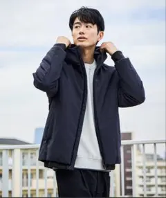 GLOBAL WORK ライトウォームスマートブルゾン　メンズＳ