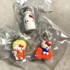 ハローキティ めじるしアクセサリー　アメリカンデザインミニチュア3個セット