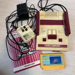 初代ファミリーコンピュータ 本体 タイガーヘリ付き 動作未確認 ジャンク扱い