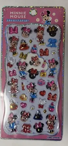 ディズニー　ミニーマウス　プチドロップステッカー　新品未開封