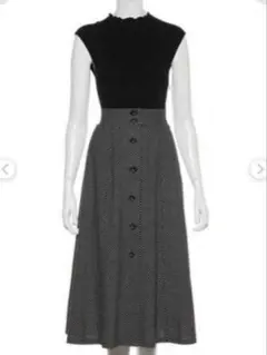 SNIDEL ノースリーブひざ丈ワンピース