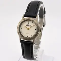 【希少】CITIZEN　コカコーラ　腕時計　新品ベルト　シチズン　ブラック