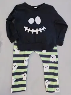 ゴースト柄 キッズ ハロウィンコスチューム 100cm