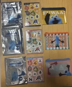 【匿名配送】パペットスンスンコラボ限定クリアポーチ＆シール　3種セット