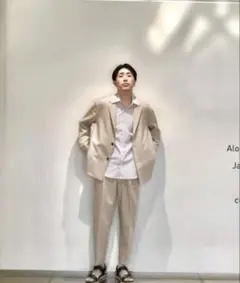 UNITED TOKYO セットアップ グレイッシュベージュ