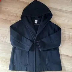 nicholson&nicholson ネイビー　フーデットショートコート