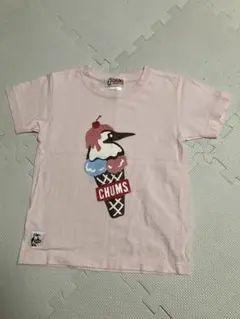 CHUMS 半袖Tシャツ アイスクリーム柄 ピンク　チャムスのサムネイル