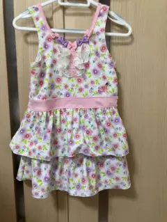 Miki House リーナちゃん 花柄 ワンピース水着 フリル - メルカリ