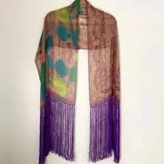 ETRO☆彡エトロ　フリンジ シルクストール