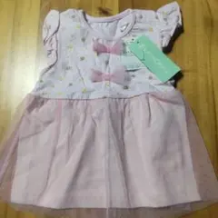 サイズ60～70 ピンク 女の子レース ワンピース #2