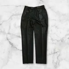 ポールスミス メンズパンツ 90s テーパード コーティング 黒 M モードのサムネイル