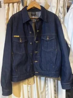 PRISONBLUESデニムカバーオール USA製 ワークジャケット インディゴ