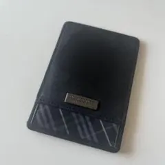 【美品】バーバリーBURBERRY BLACK LABEL カードケース