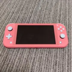 Nintendo Switch Lite コーラルピンク　付属品、箱無し
