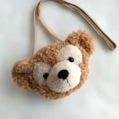 ダッフィー クマの顔型ポーチ