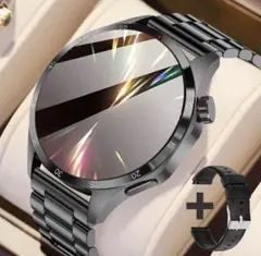 【多機能スマートウォッチ】通話・通知・運動計測・着せ替え文字盤付き