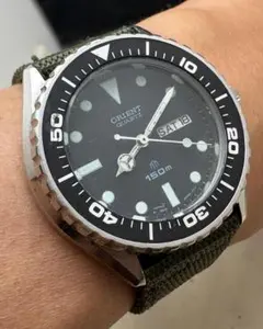 ORIENT Mako 200m防水 ダイバーズ自動巻AA02-C0-B 日本製 - メルカリ