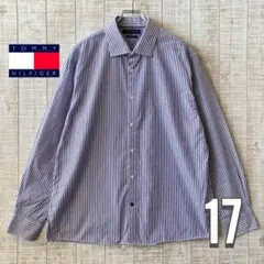 トミーヒルフィガー TOMMY HILFIGER ストライプ長袖シャツ 17