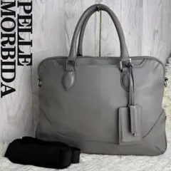 2025年最新】PELLE MORBIDA カラー：グレイ系 ビジネスバッグの