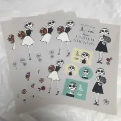 【4枚セット】oggi 2025年 12月号　ステッカー　josie　ルキア