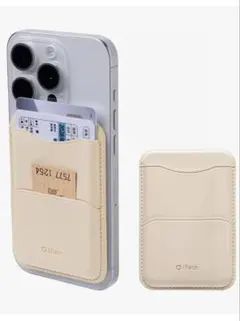 iFace MagSafe カードケース オフホワイト☆プロフ必読☆
