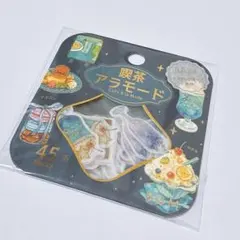 BGM 喫茶アラモード　箔押し　フレークシール