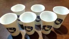 ハローキティ 非売品(ノベルティ) 陶器カップ 6個セット