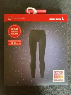 【UNIQLO】超極暖レギンス10分丈L ブラック