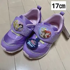 未使用 ムーンスター ディズニープリンセス 17㎝ 光る シューズ