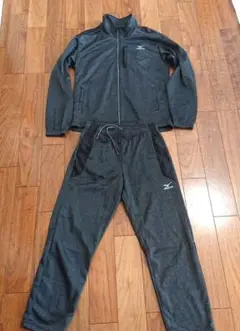 Mizuno ダークグレー ジャージ上下セット