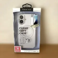 Premium Style iPhone 16用 クリアソフトケース