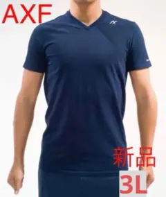 新品　AXF プリント半袖Tシャツ　3Lサイズ　アクセフ　ベルガード　野球