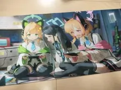 新品未使用 在庫ラスト ブルーアーカイブ ミドリ モモイ アリス プレイマット